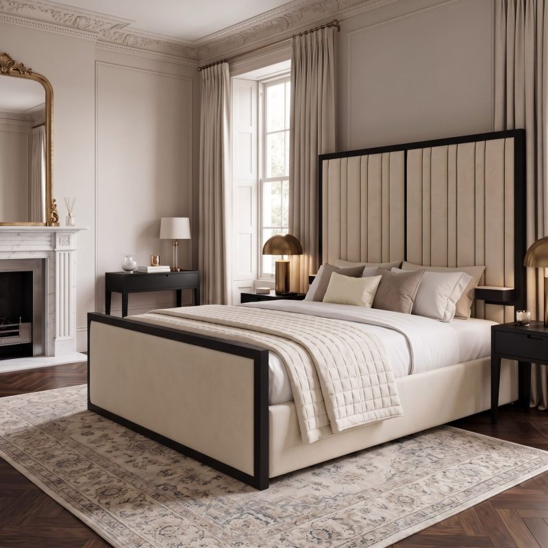 Mayfair Luxury Bed – Vertical Panel Bed Frame