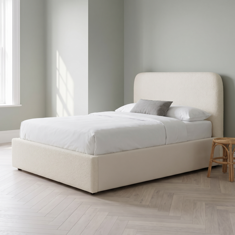 Halston Bouclé Bed