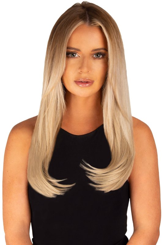 Premium 18" 3pc Straight Clip In Hair Extensions