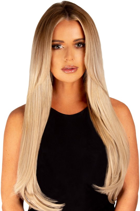 Premium 24" 3pc Straight Clip In Hair Extensions