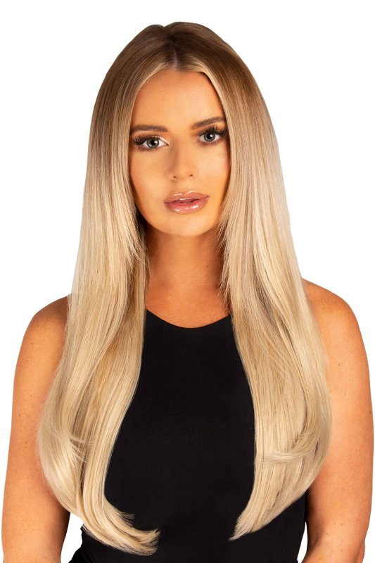 Premium 20" 8pc Straight Clip In Hair Extensions